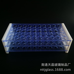 ชั้นวางหลอดทดลองเทียนจิง 13 มม. 50 รู อุปกรณ์ห้องปฏิบัติการแบบโมดูลพลาสติก - Product Image 2