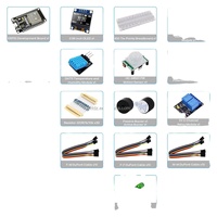 Kit de démarrage de base TOPCUS ESP32 ESP-32S WiFi Bluetooth, carte de développement, kit d'apprentissage électronique DIY pour Arduino