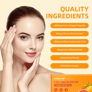 Collagène de beauté premium pour les cheveux, la peau, les ongles, les os et les articulations, boisson au collagène avec 6000 mg de peptides de collagène marin - Product Image 4