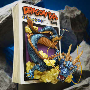 Figura Coleccionable de Resina de Goku Super Saiyan de Dragon Ball con Base de Cubierta de Cómic del Dragón Shenron, Regalo para Fanáticos del <span class=keywords><strong>Anime</strong></span> - Product Image 4