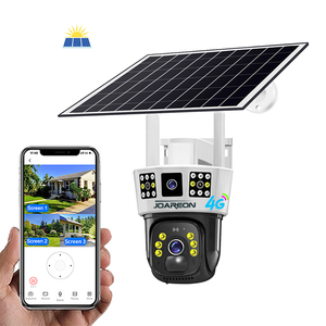 JOAREON 4G V380PROソーラーカメラ双方向トークデュアルレンズ3スクリーンソーラーCCTVセキュリティ屋外および屋内カメラ - Product Image 1