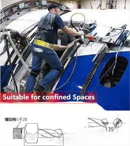 Foret à tige hexagonale NAS 965 en acier rapide 2026-M2, utilisé pour les outils de perçage à angle droit, foret hélicoïdal pour le métal - Product Image 5