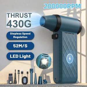 Mini Ventilador Turbo Jet de 430g de Empuje, Motor Eléctrico sin Escobillas de Alta Velocidad, Soplador de Aire Ajustable, Soplador de Aire Potente para Automóvil - Product Image 3