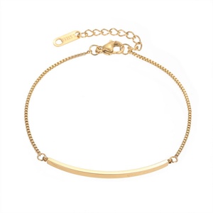 Ins Popular Stainless Steel Jewelry Link Chain Geometric <b>Bracelets</b> for Women - Product Image 1