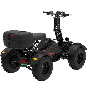 สกู๊ตเตอร์สี่ล้อความเร็วสูง ATV 10000W 60V 60Ah พับได้ กันน้ำ ระบบกันสะเทือนเต็มรูปแบบ รับน้ำหนัก 300 กก. ความเร็ว 55 กม./ชม. - Product Image 3