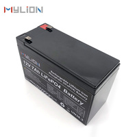 Mylion 12V 12Ah LiFePo4 Batterie pour la pêche sous la glace Détecteur de poissons UPS Stockage d'énergie de secours Véhicules électriques et plus encore