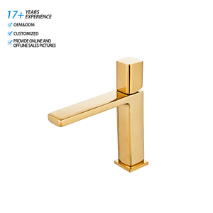 Grifos de Lavabo para Proyectos Hoteleros, Cuerpo de Latón, Monomando, Agua Fría y Caliente, Válvula de Cerámica, Montaje en Cubierta, Acabado Cromado, <span class=keywords><strong>Apartamentos</strong></span> Modernos 1 - Product Image 1