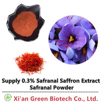 Extracto de Azafrán Crocus Sativus, Crocetina Pura 3%, Precio del Polvo de Crocina 40%