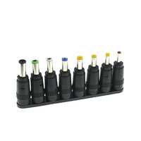 Conectores de adaptador de enchufe hembra, punta de cargador de ordenador portátil, enchufes de alimentación CC universales para notebook, 8 Uds.