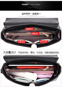 New Fashion Handbags Designer Women Shoulder Bag Plaid Top Handle Bags Crossbody Trendy PU Leather <b>Tote</b> - Product Image 6