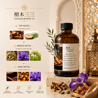 Arômes Industriels Bois de Santal 33 Cèdre Ambre 2026 Crearoma 90,0%-95,0% Pureté 5ml 5l 10l 25l Conditionnement