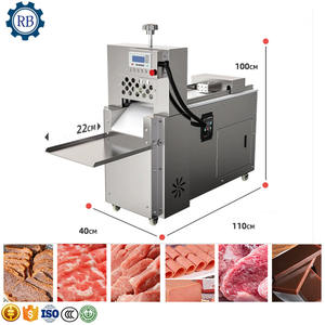 Machine à trancher la viande automatique pour la découpe en bandes de viande séchée, équipement pour restaurant, <span class=keywords><strong>boucherie</strong></span> - Product Image 3