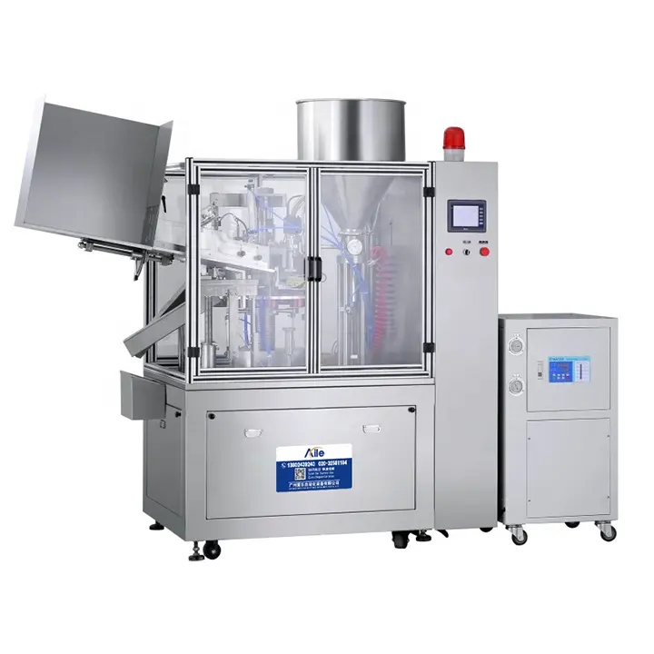 Fully Automatic Internal Heat Cosmetic Tube Filling Machine Whitening Morning and Night Cream Tube Filling Sealing Machine