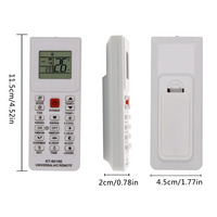 Control Remoto Universal para Aire Acondicionado KT-9018E 4000 en 1, con Funciones Únicas de Enfriamiento y Calefacción