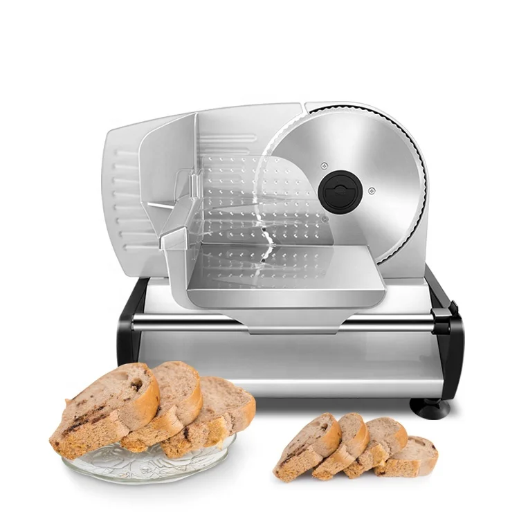 Автоматическая нержавеющая сталь 190 мм шестерни лезвие ягненок рыба фрукты разделочная доска для нарезки пищевой толщина Регулируемая электрическая машина для нарезания замороженного мяса слайсер