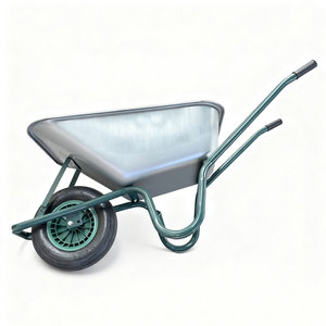 Châu Âu bán Hot OEM Heavy Duty 100L kim loại mạ kẽm công nghiệp carretillas vườn bánh xe barrow xây dựng xe cút kít - Product Image 3