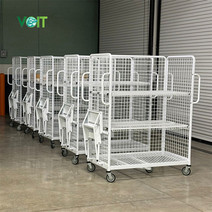 <span class=keywords><strong>Cage</strong></span> de rouleau de logistique d'entrepôt mobile de capacité élevée - Product Image 6