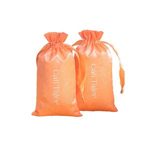 Sacs d'emballage en satin pour bijoux en gros, sacs de rangement, pochettes en tissu satiné, personnalisation - Product Image 1