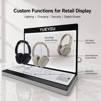 Support d'affichage personnalisé pour écouteurs Bluetooth, support d'affichage en acrylique pour casques audio pour les marques