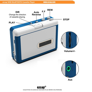Reproductor de Casetes Portátil con Bluetooth, Auto Reverse y Alimentación USB para Música, Estudio, Uso Doméstico, Convertidor de Audio Inalámbrico, Walkman Retro - Product Image 3