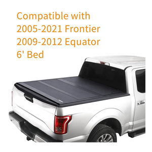 Cubierta Rígida Plegable de Perfil Bajo para Camioneta Compatible con Frontier 2005-2021 y Equator 2009-2012 con Caja de 6 Pies - Product Image 1