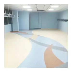 China School Esd Tile Piso de vinilo de lujo Suelo de vinilo homogéneo