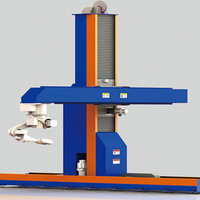 Robot de tres ejes estilo pórtico con riel de desplazamiento transversal