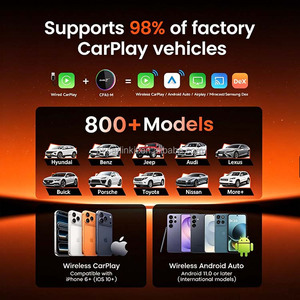 Adaptador Inalámbrico Carplay con Conexión Bluetooth Odm Oem Cp2A-M Ai Box, Conexión por Cable a Inalámbrica para Car Play, Android Auto, Youtube, Mirrorlink - Product Image 3