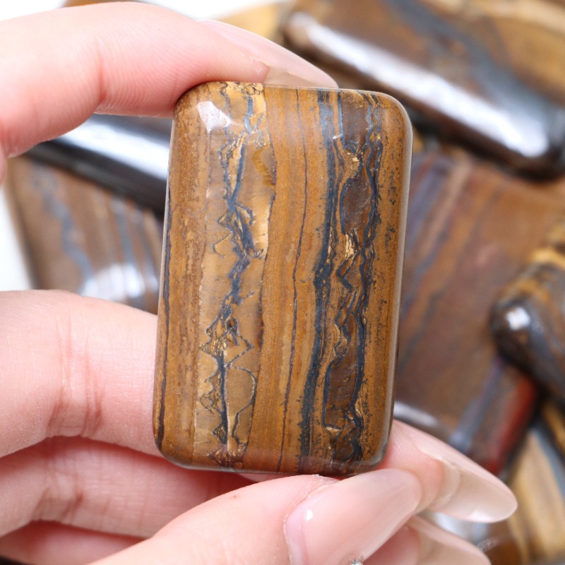 Iron Tiger Rectangular Pendant