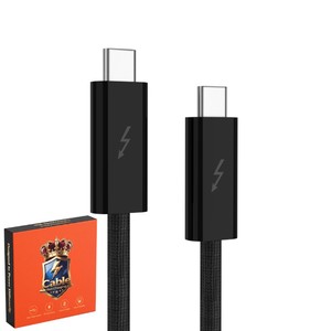 Cavo USB <span class=keywords><strong>C</strong></span> PD Intrecciato in Nylon Thunderbolt4 Tipo <span class=keywords><strong>C</strong></span> per Ricarica Rapida PD240W 40Gbps per Fotocamera e Computer - Product Image 1