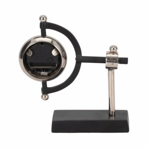 Orologio da scrivania con accenti in metallo e legno per soggiorno, ufficio domestico, decorazione per la mensola - Product Image 4