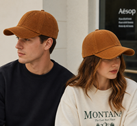 Casquette de baseball en velours côtelé avec logo personnalisé, style sportif, non structurée, ajustable, en coton respirant et imperméable, fabricant OEM ODM