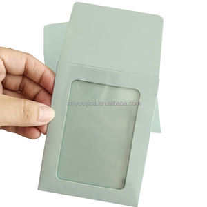Personalized Thick <strong>Mini</strong> Colored <strong>Envelopes</strong> Pink Green Purple Cardboard <strong>Envelope</strong> With Window - Product Image 3