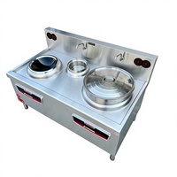 Cuisinière à induction commerciale tout-en-un pour la cuisson à la vapeur et à la friteuse, idéale pour la restauration