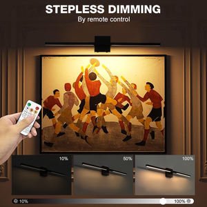 Applique murale LED noire rechargeable avec télécommande SMD2835, idéale pour la maison, l'hôtel, le salon ou comme éclairage de coiffeuse – Vente directe usine - Product Image 3