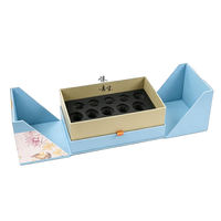 Boîte rigide de luxe imprimée pour fleurs éternelles, boîte cadeau pliable, impression quadricolore, pelliculage UV sélectif, logo personnalisé en relief
