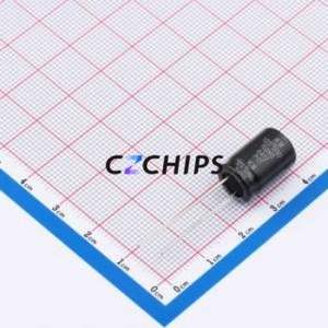 Condensateur électrolytique en aluminium à montage traversant 10UF400VG150KM, montage traversant, D10xL15mm 10uF 20% 400V 90mA-120Hz - Product Image 2