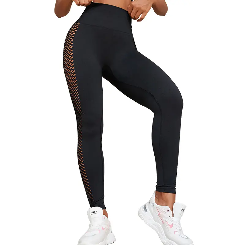 ZOYIAME Leggings pour femmes Push Up Fitness Yoga pantalon hanche ascenseur collants sans couture vêtements d'entraînement côté maille Gym Leggings vêtements de sport