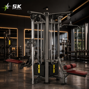 Solution de musculation multi-stations SK-Space Saving, 4 stations, entraîneur de force complet, équipement de qualité commerciale 3,0 mm - Product Image 1