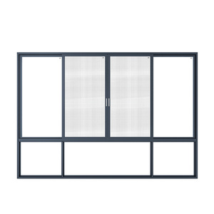 نوافذ زجاجية منزلية للشرفة وغرفة النوم سهلة التركيب مقاومة للرياح والماء نوافذ منزلقة - Product Image 3