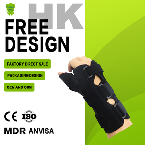 Dukungan pergelangan tangan Neoprene medis untuk keseleo, penstabil patah tulang pergelangan tangan ortopedi bernapas, obral keamanan kebugaran - Product Image 1