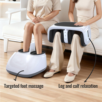 Masseur de pieds vibrant de haute qualité avec technologie de pression d'air pour les jambes, masseur de circulation sanguine pour les mollets, pour le corps, pour les esthéticiennes