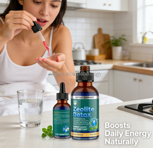 น้ำยาซีโอไลต์ธรรมชาติแบบหยด |   แร่ธาตุเกรดอาหารสำหรับการดีท็อกซ์ประจำวันและการขจัดโลหะหนัก |   สูตรทำความสะอาดเซลล์ - Product Image 2