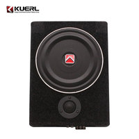 Subwoofer Activo Ultrafino de 12V para Auto, Subwoofer Trapezoidal para DJ, Subwoofer de Audio para Auto Bajo el Asiento, Woofer Delgado