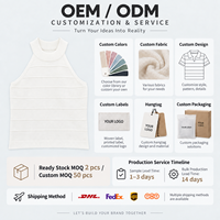 Vente en gros OEM ODM – Nouveau débardeur tricoté à col licou pour femme, style doux et épicé, à rayures horizontales, amincissant, sans manches, pour l'été