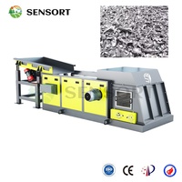 Machine de tri automatique à courants de Foucault avec moteur, séparation haute précision de l'aluminium, du laiton et du cuivre à partir de métaux de rebut mélangés