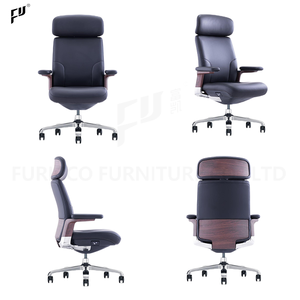 كرسي مكتب من الجلد الطبيعي بتصميم عصري فاخر، مناسب لغرف الاجتماعات والمؤتمرات التجارية، مخصص للمدراء التنفيذيين، للبيع بالجملة - Product Image 3