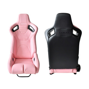 Seggiolino auto da corsa Tiypeor rosa PVC sedile sportivo regolabile unico Design personalizzato auto da corsa sedili da corsa - Product Image 1