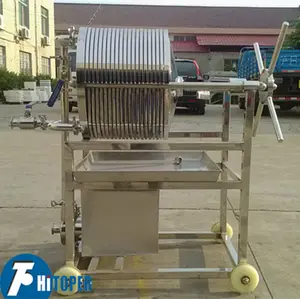 Selling used cooking oil purification machine,multi-layer plate-frame mini press filter for sale