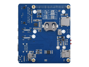 Placa base Waveshare Dual Gigabit Ethernet 5G/4G diseñada para el módulo de computación Raspberry Pi 4 - Product Image 5